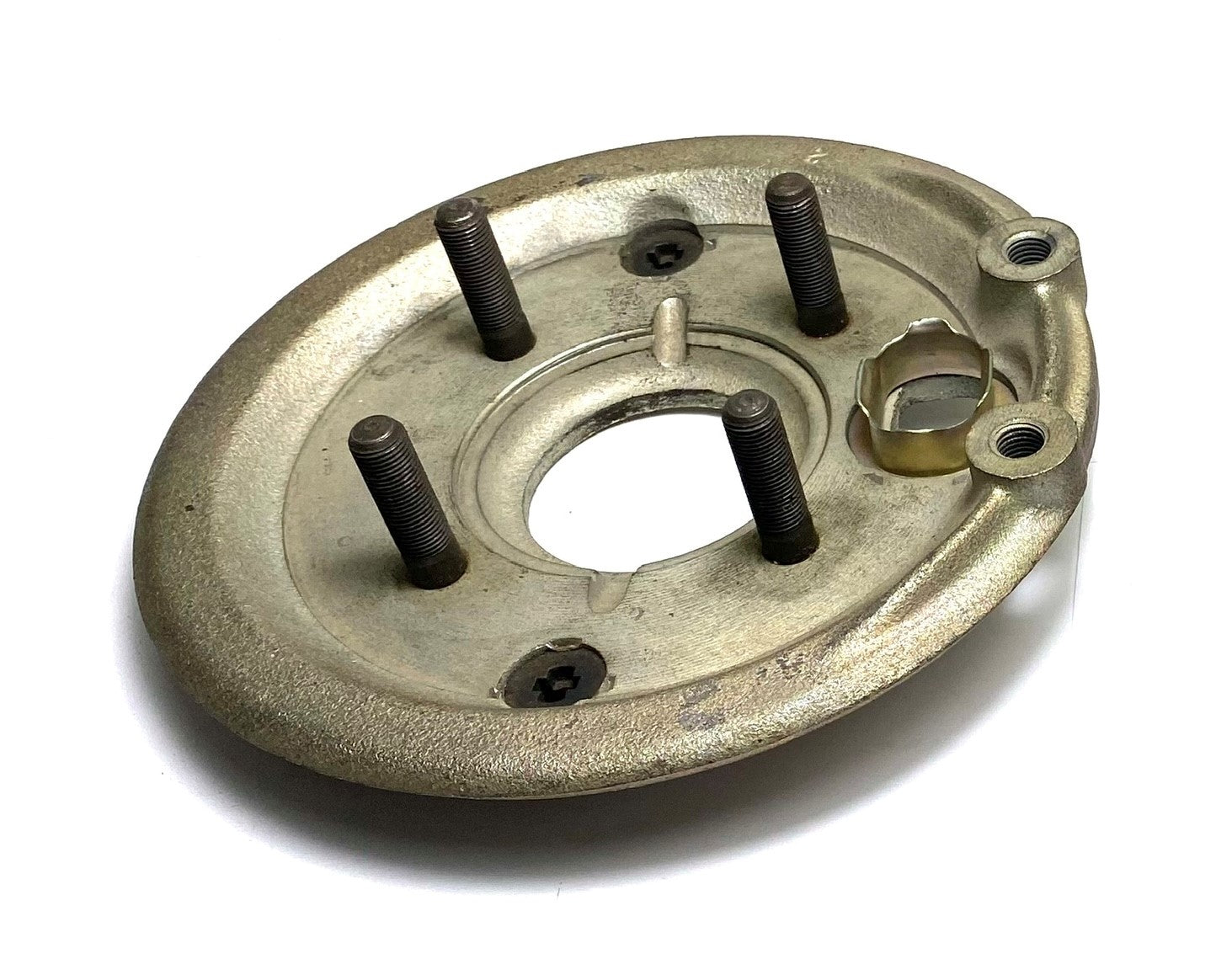 N0323 ORIGINAL REAR LEFT BRAKE SHOE SUPPORT PLATE - ATE 