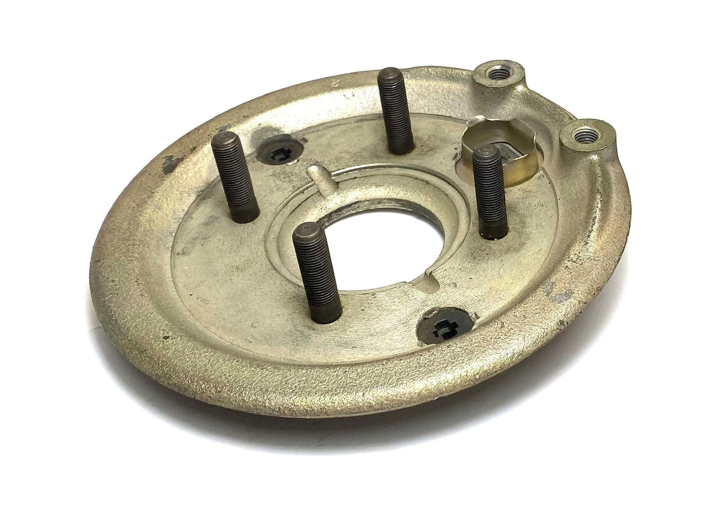 N0323 ORIGINAL REAR LEFT BRAKE SHOE SUPPORT PLATE - ATE 