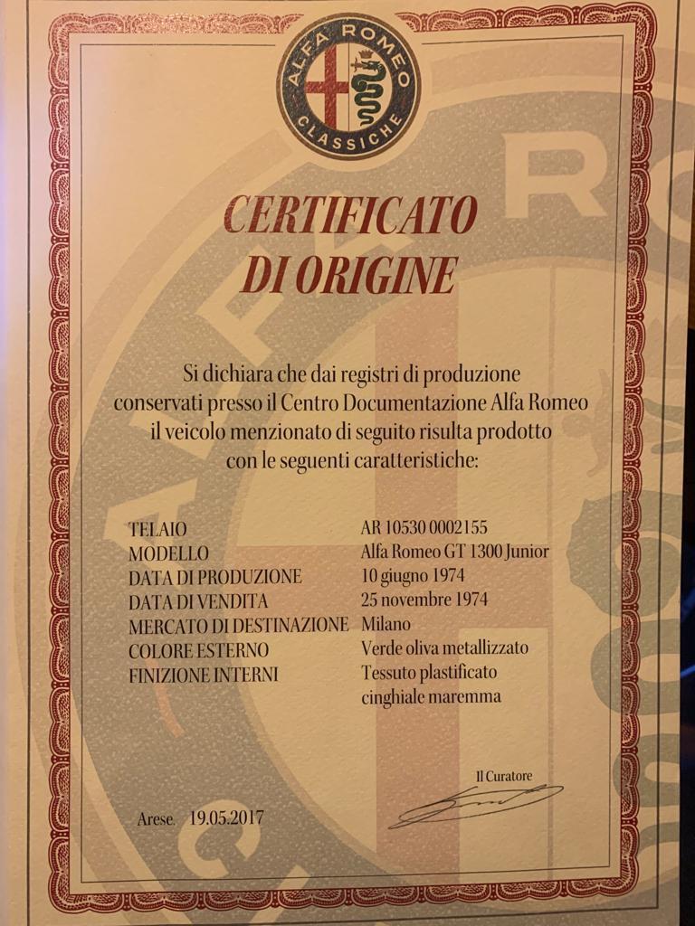 1974 GT 1300 JUNIOR LHD  £27,500 ONO