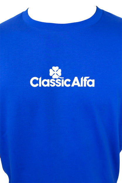 CLASSIC ALFA NORD ENGINE GRAPHIC T-SHIRT - BLUE