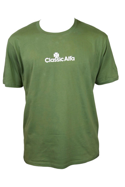 CLASSIC ALFA SPIDER GRAPHIC T-SHIRT - GREEN