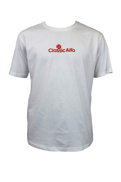 CLASSIC ALFA SPIDER GRAPHIC T-SHIRT - WHITE