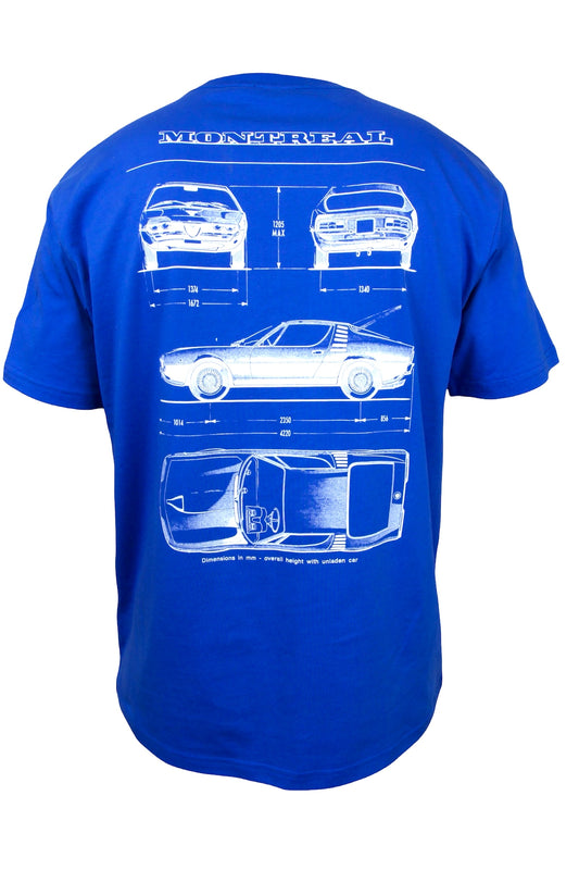 CLASSIC ALFA MONTREAL GRAPHIC T-SHIRT - BLUE