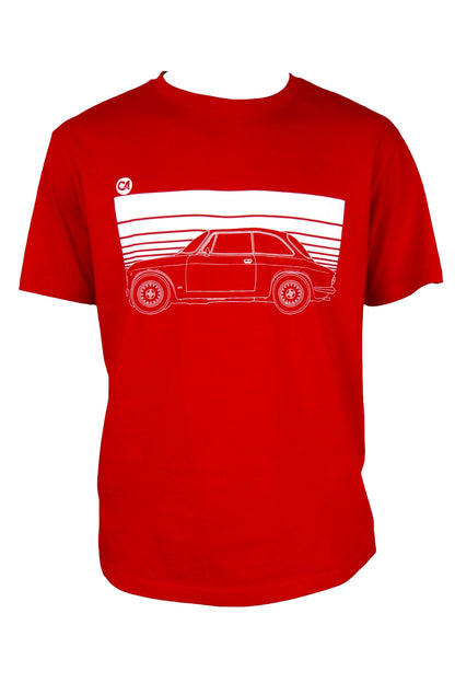 CLASSIC ALFA 105 GT GRAPHIC T-SHIRT - RED