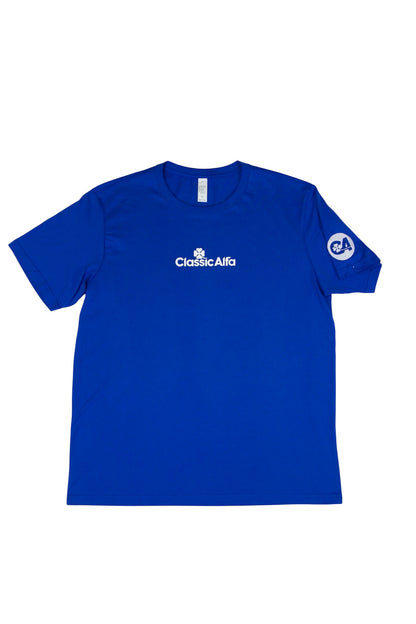 CLASSIC ALFA NORD ENGINE GRAPHIC T-SHIRT - BLUE