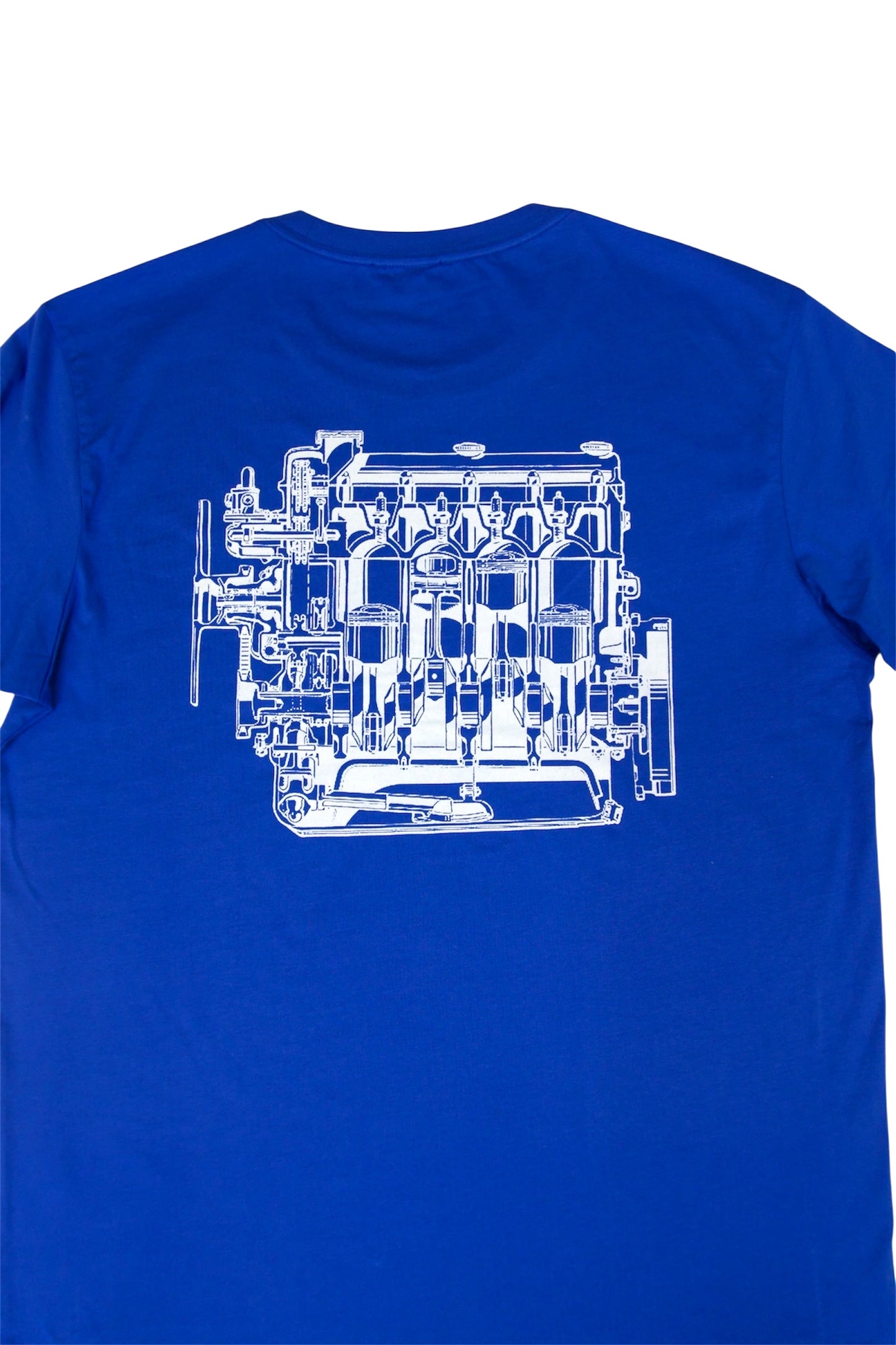 CLASSIC ALFA NORD ENGINE GRAPHIC T-SHIRT - BLUE