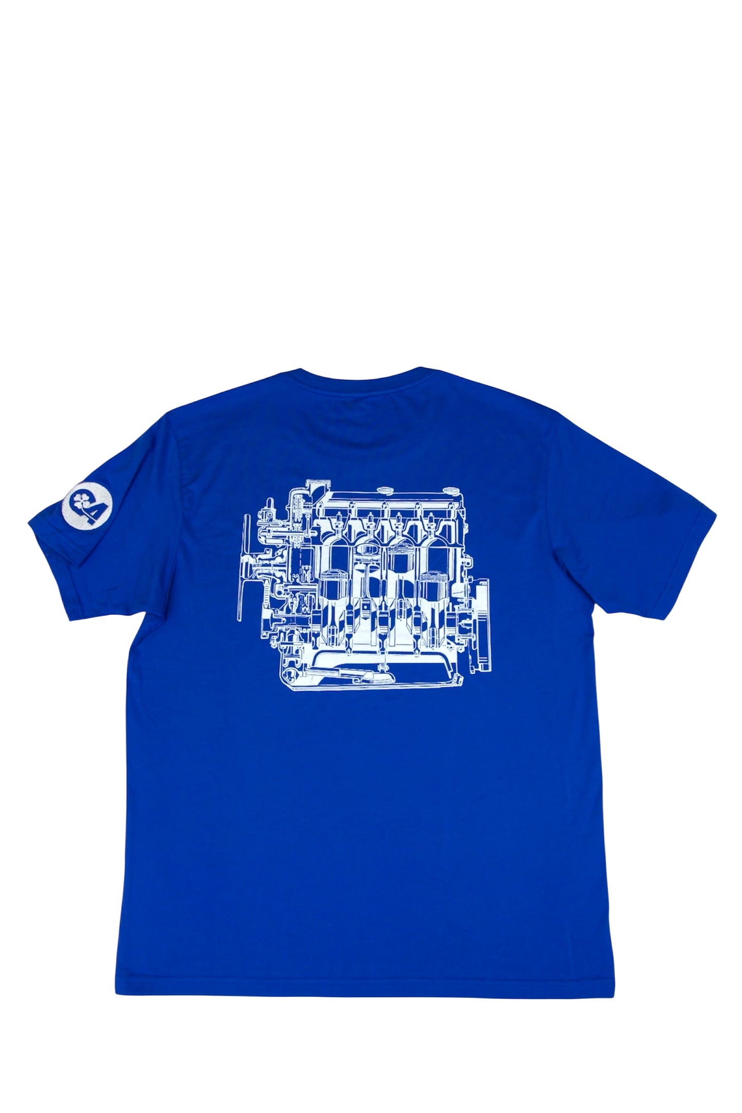 CLASSIC ALFA NORD ENGINE GRAPHIC T-SHIRT - BLUE