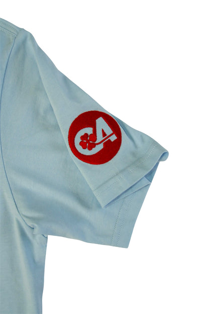 CLASSIC ALFA 105 GRAPHIC T-SHIRT - LIGHT BLUE