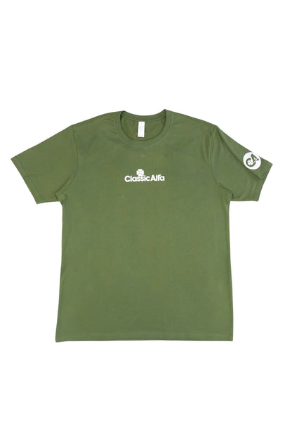 CLASSIC ALFA SPIDER GRAPHIC T-SHIRT - GREEN