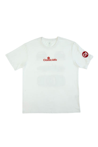 CLASSIC ALFA SPIDER GRAPHIC T-SHIRT - WHITE