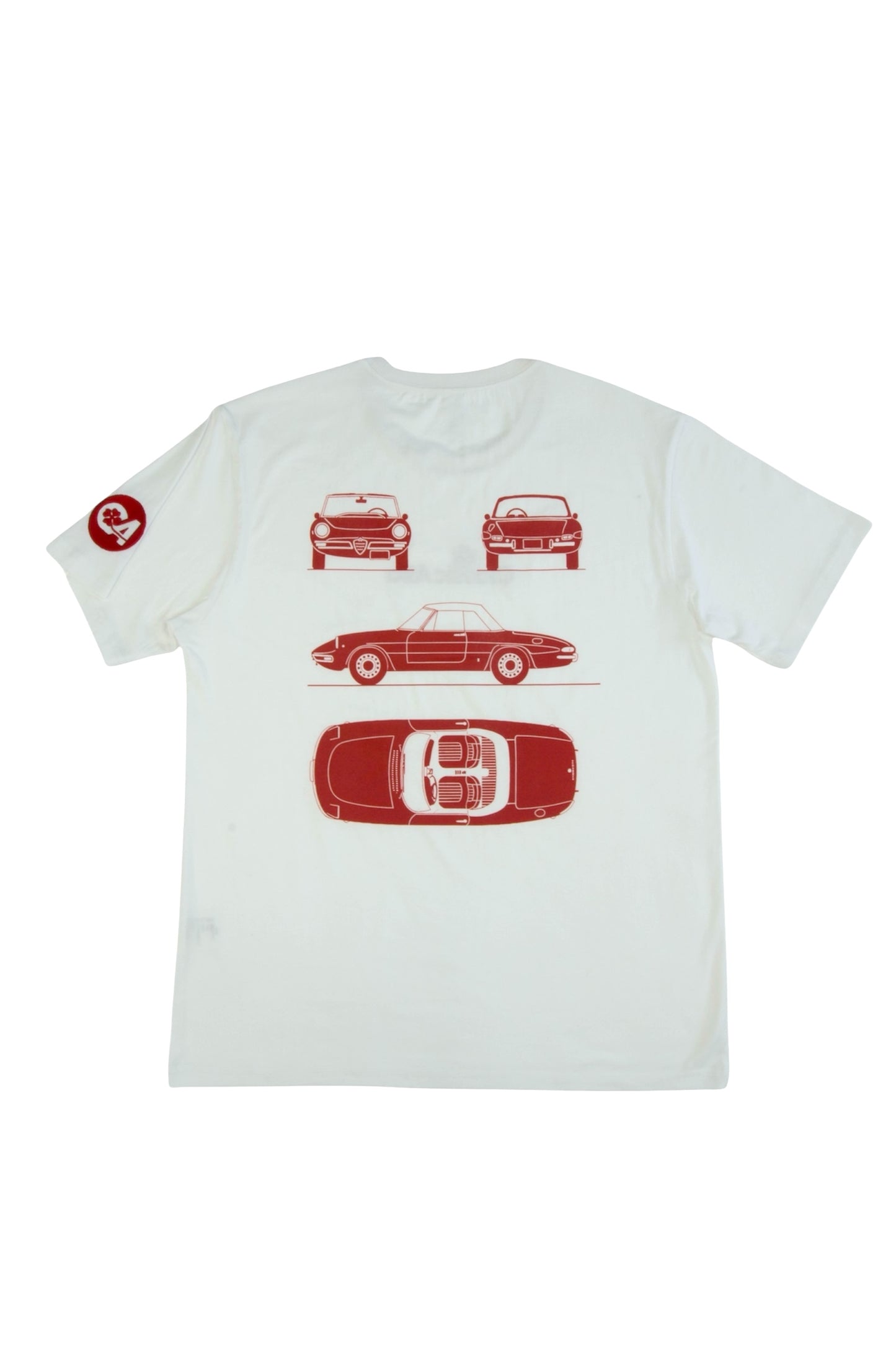 CLASSIC ALFA SPIDER GRAPHIC T-SHIRT - WHITE
