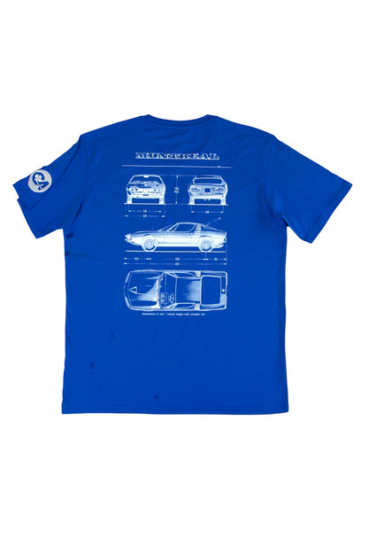 CLASSIC ALFA MONTREAL GRAPHIC T-SHIRT - BLUE
