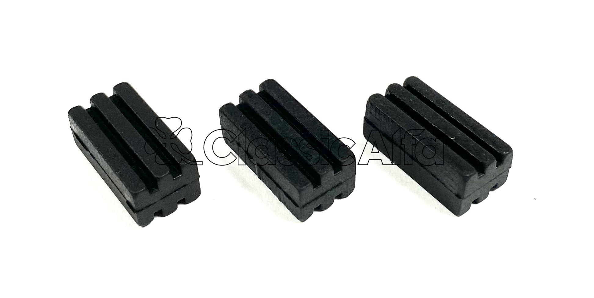 RB008 GT/GTV SET OF 3 RUBBER HINGE BLOCKS FOR REAR SIDE WINDOW