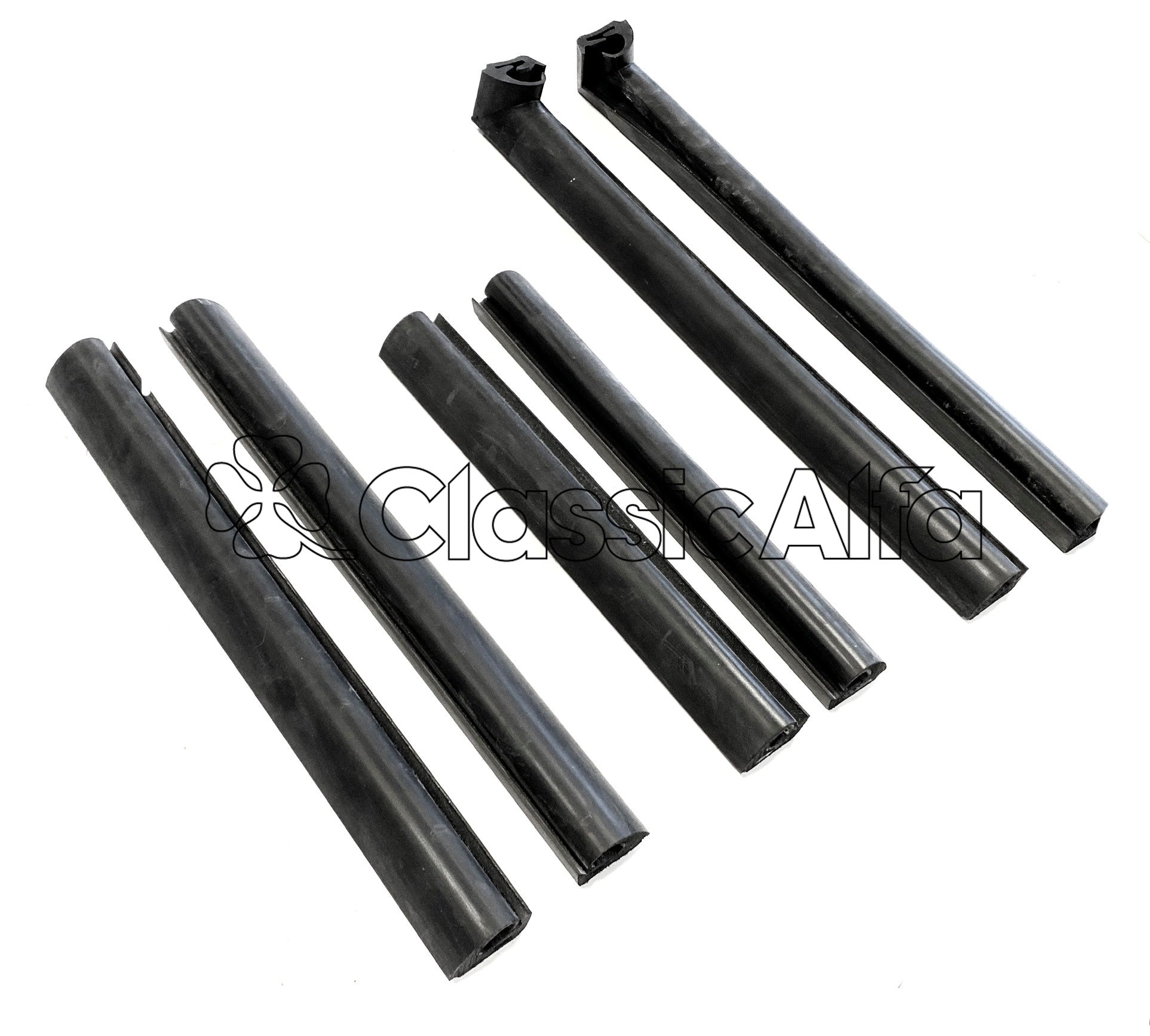 RB032 SPIDER SIDE WINDOW 6 SEALS  1966-69