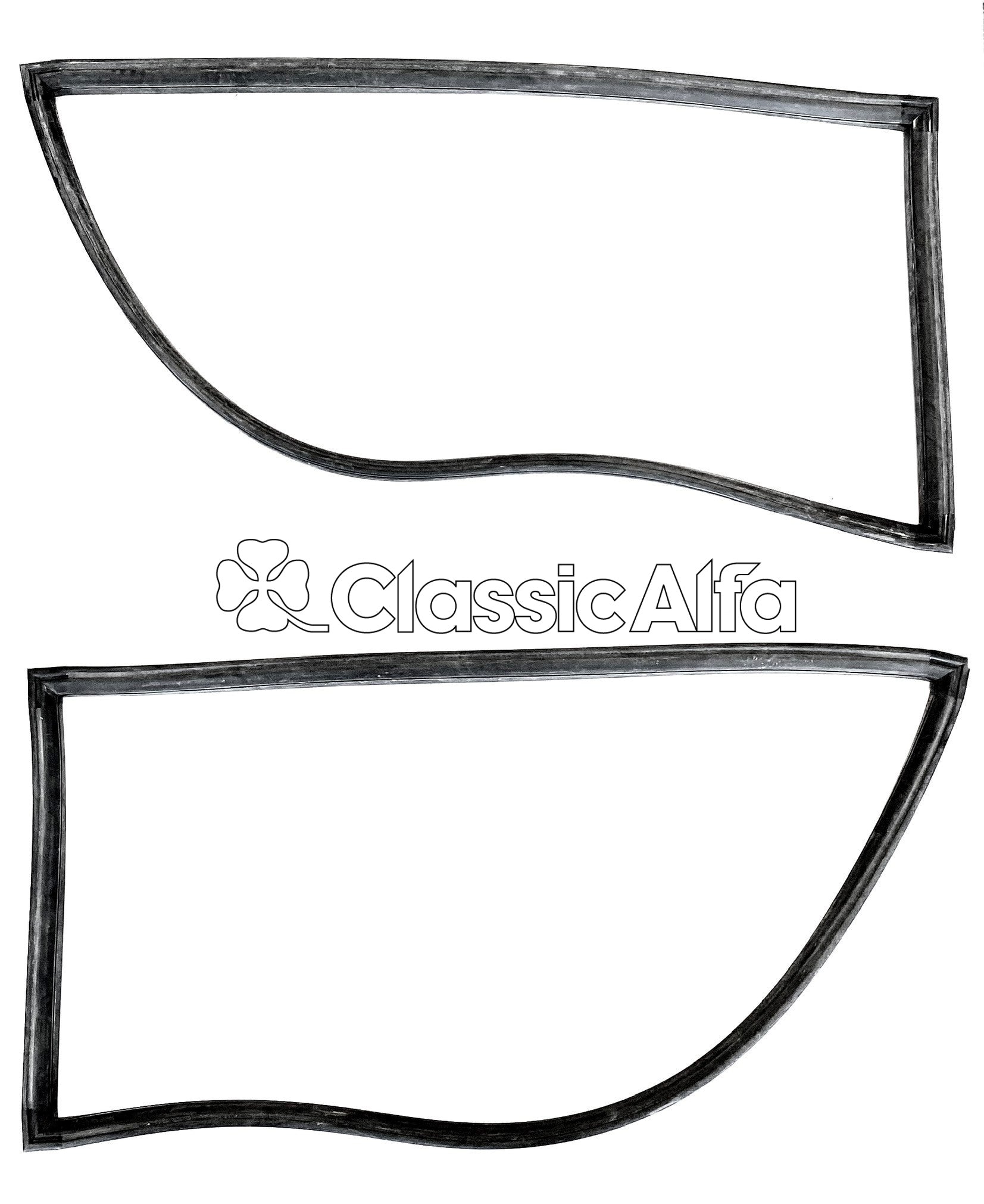 RB122 JUNIOR ZAGATO PAIR REAR SIDE WINDOW SEALS
