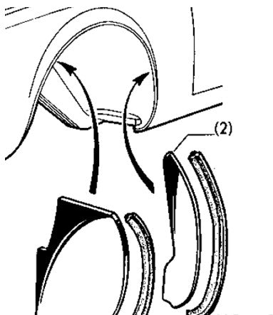 RB143 SET OF RUBBER EDGING FOR GT SPLASH PANELS