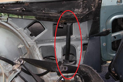 RB146 SPIDER SOFT TOP DRAIN HOSE - B-POST TO SILL