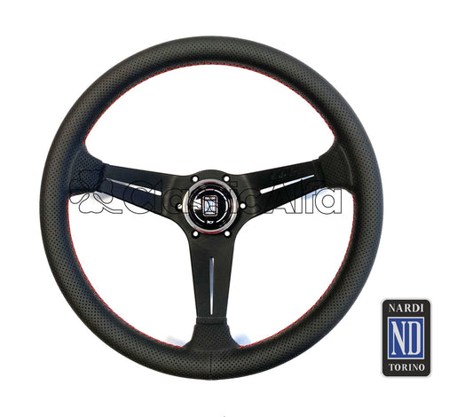 AC152 NARDI "DEEP CORN" LEATHERBOUND STEERING WHEEL