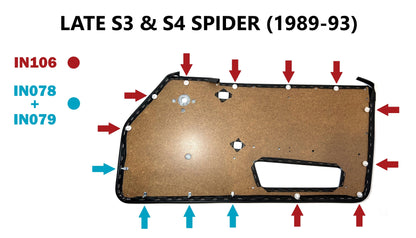 IN106 CLIP FOR DOOR TRIM PANEL 1990-93