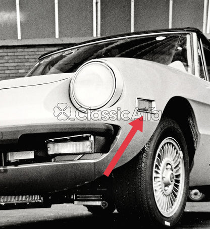 LT140 SPIDER USA FRONT LEFT SIDE MARKER COMPLETE