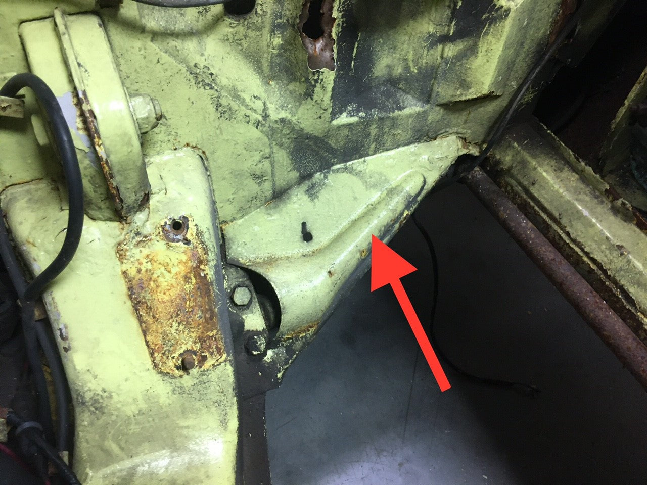 ST255 LOWER LEFT INNER WING PANEL