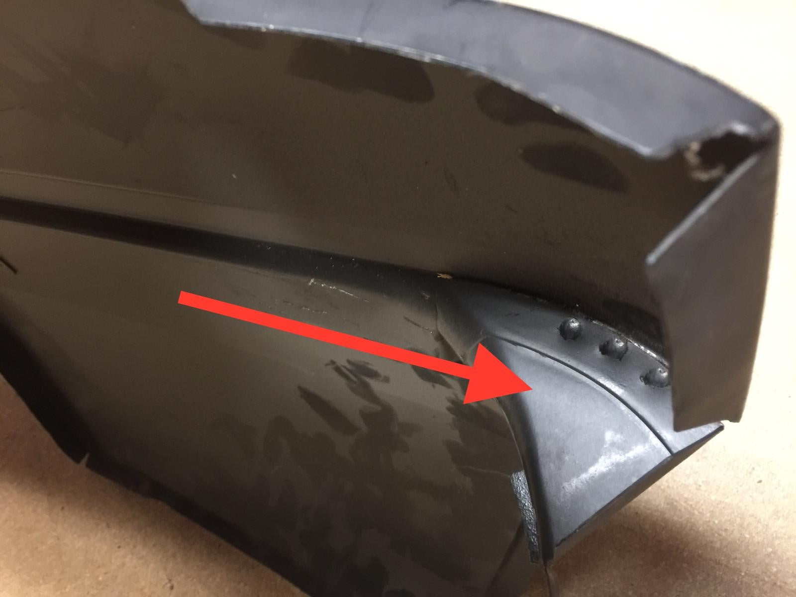 ST267 SPIDER 1990-93 LEFT INNER REAR BOOT FLOOR STRENGTHENER