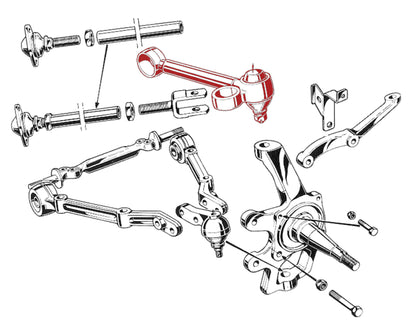 SU028/1 TOP SUSPENSION ARM GIULIA TI & GTJ - RIGHT SIDE