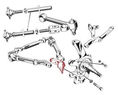 SU034 FRONT SUSPENSION BOTTOM BALL JOINT