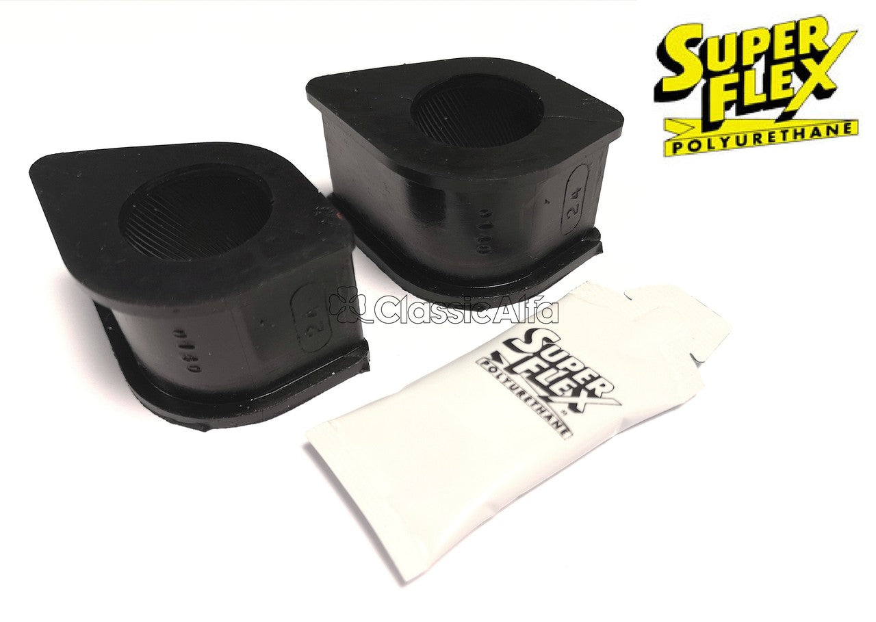 SU057 SUPERFLEX 24mm FRONT ANTI-ROLL BAR BUSHES - PAIR