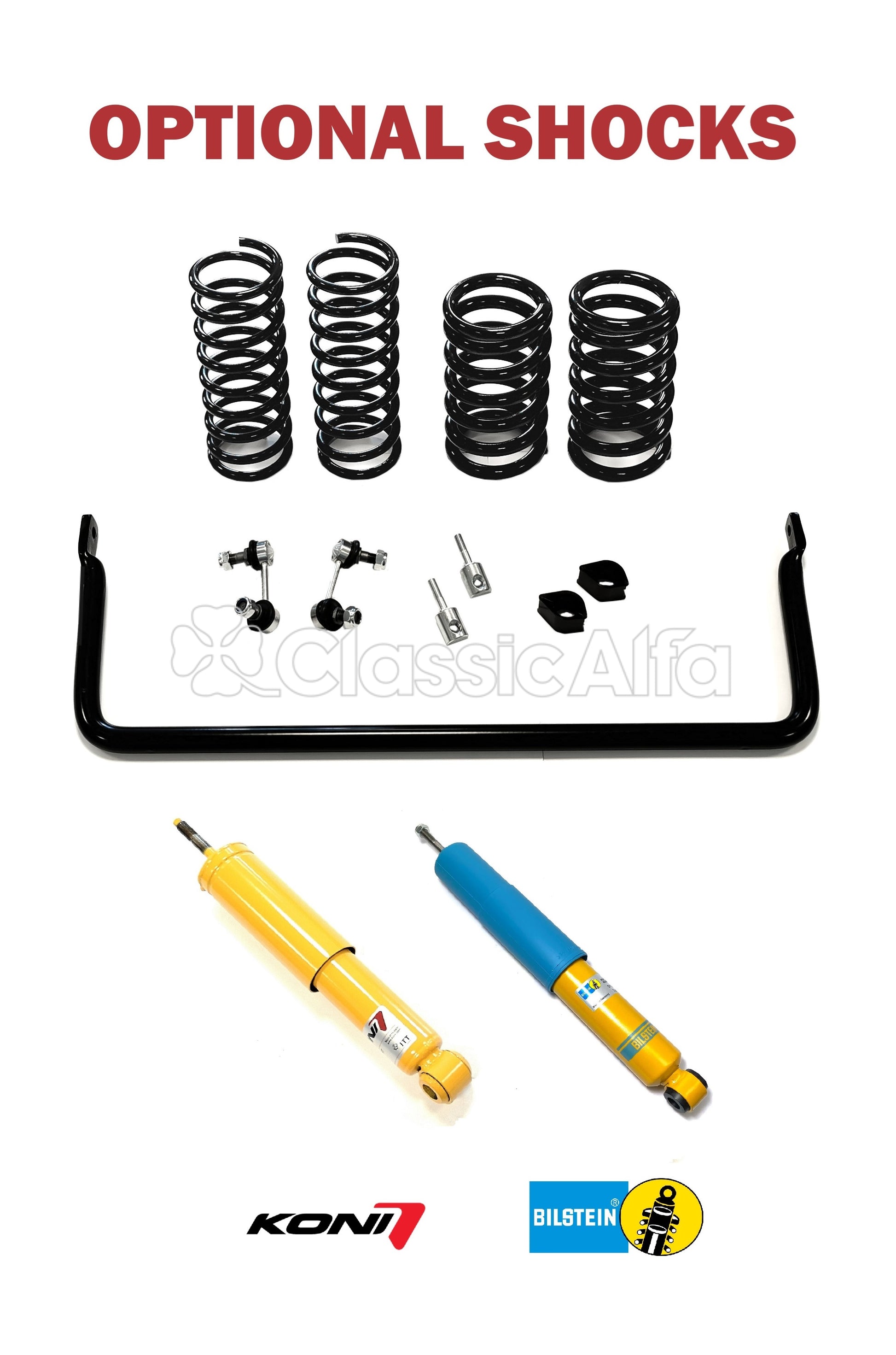 SU233 FULL RACE HANDLING KIT WITH BLADE BAR 105 COUPE