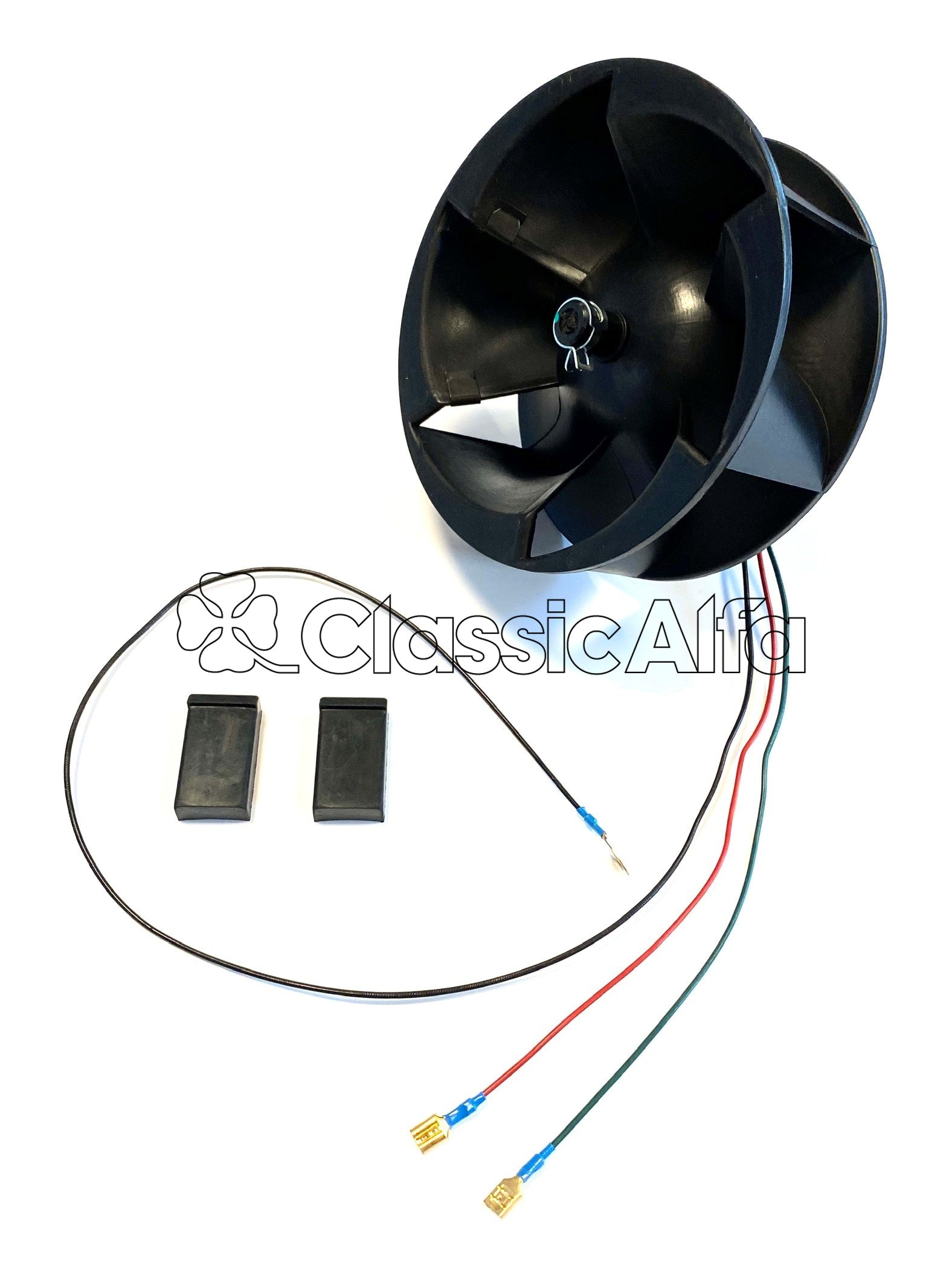 WA021/2 HEATER MOTOR AND FAN - 15.3cm DIAMETER