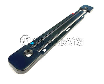 WA022 HEATER FACIA PANEL - BLACK 2 PIECE BLACK 1970-84 WITH CENTRE CONSOLE