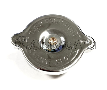 WA036/1 RADIATOR CAP - ROUND STYLE TO 1968 - POLISHED