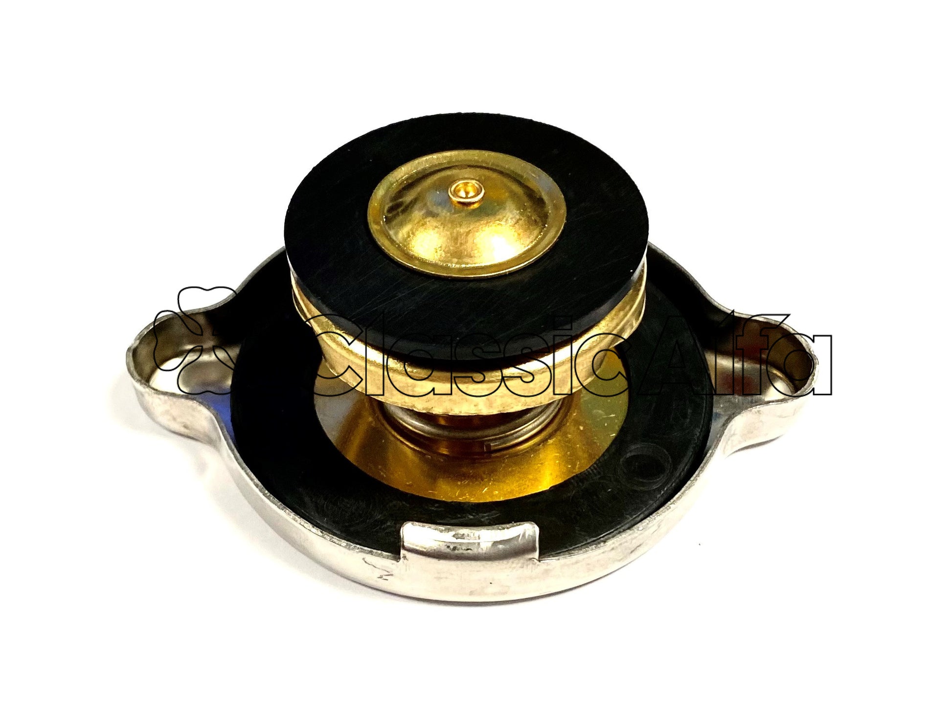 WA036/1 RADIATOR CAP - ROUND STYLE TO 1968 - POLISHED – Classic Alfa