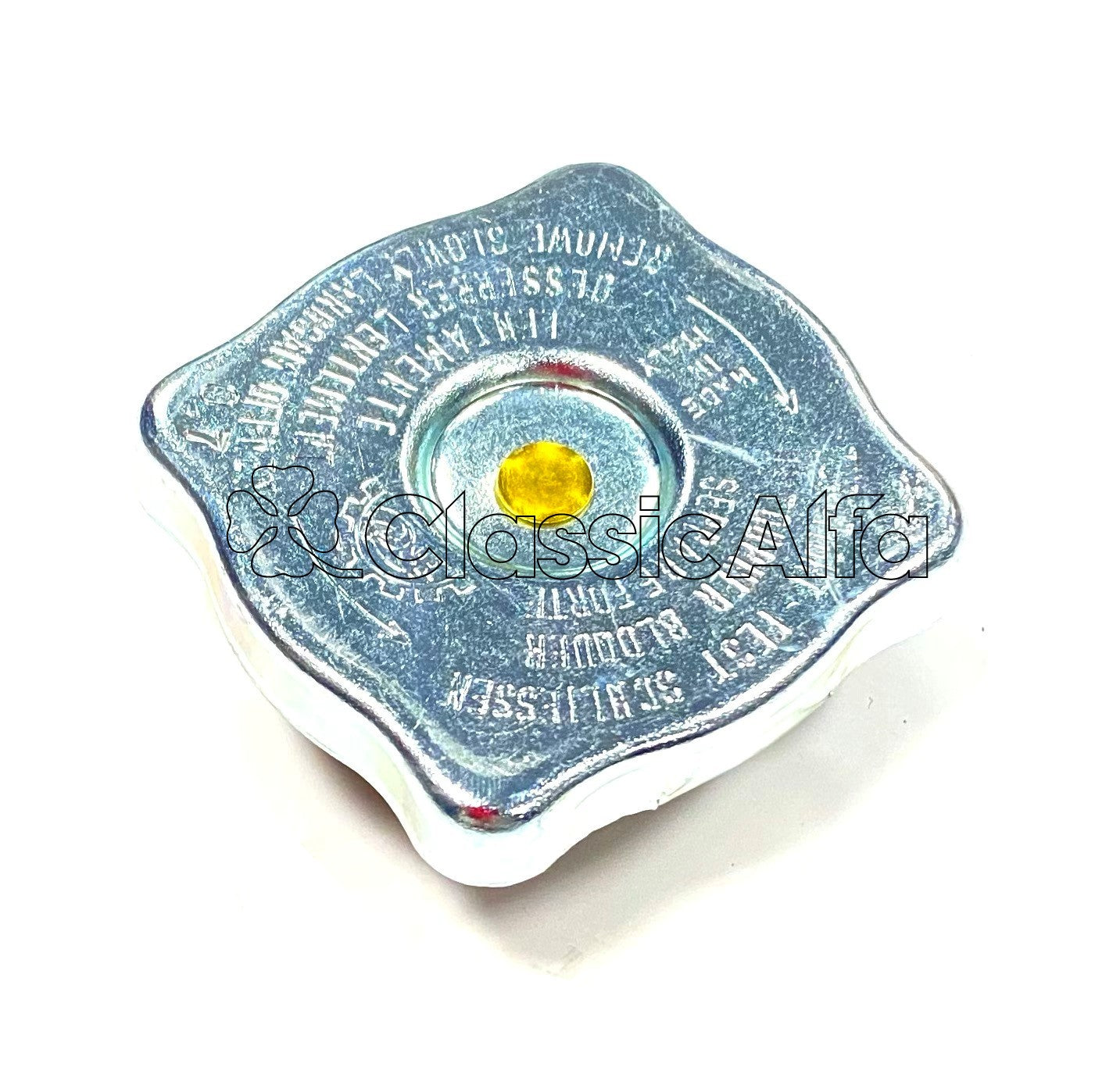 WA037 RADIATOR CAP - SQUARE STYLE 1968 ONWARDS – Classic Alfa