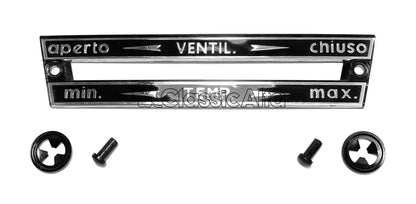 WA095 EARLY 105 GT HEATER FACIA PANEL