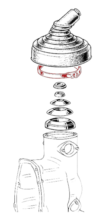 WA118 INNER GEAR GAITER ROMABLOK CLAMP 90MM 