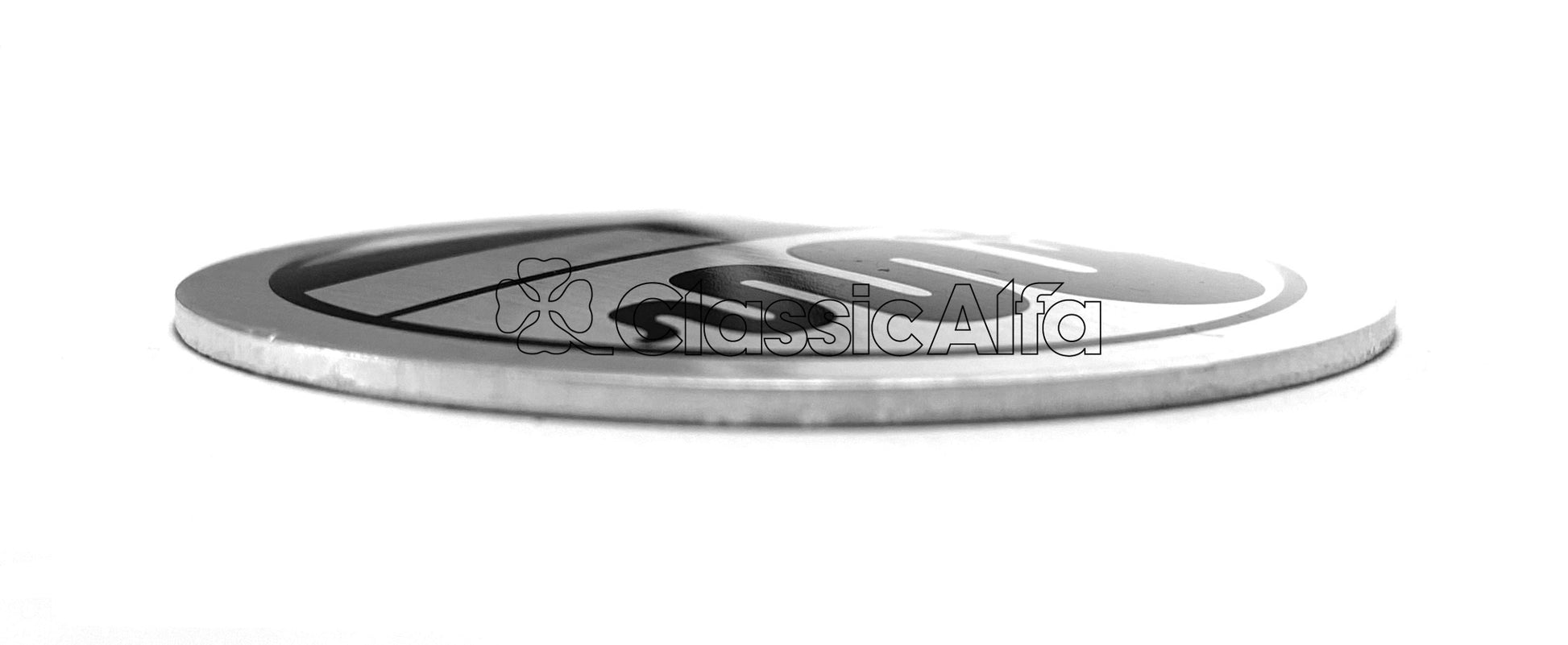 WH020/1 WHEEL CENTRE BADGE 48mm SILVER BACKGROUND