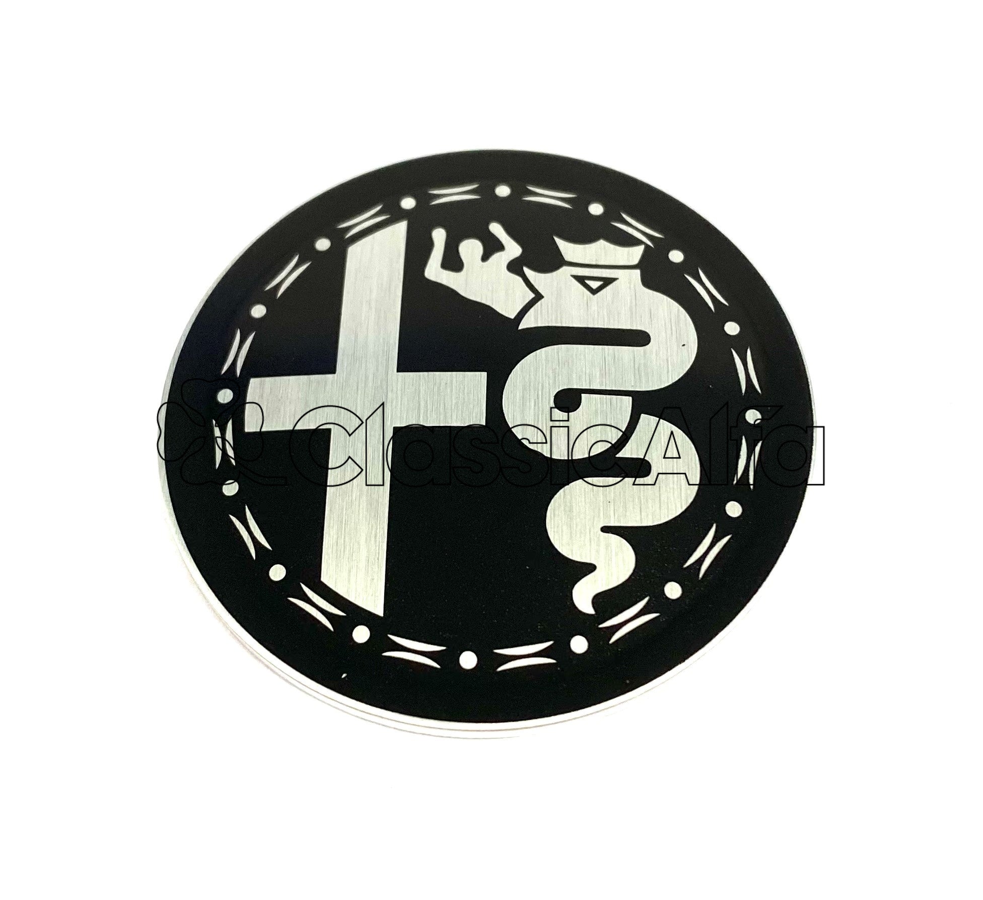 Wheel Racing Badge WH020 WHEEL CENTRE BADGE 48 mm – Classic Alfa