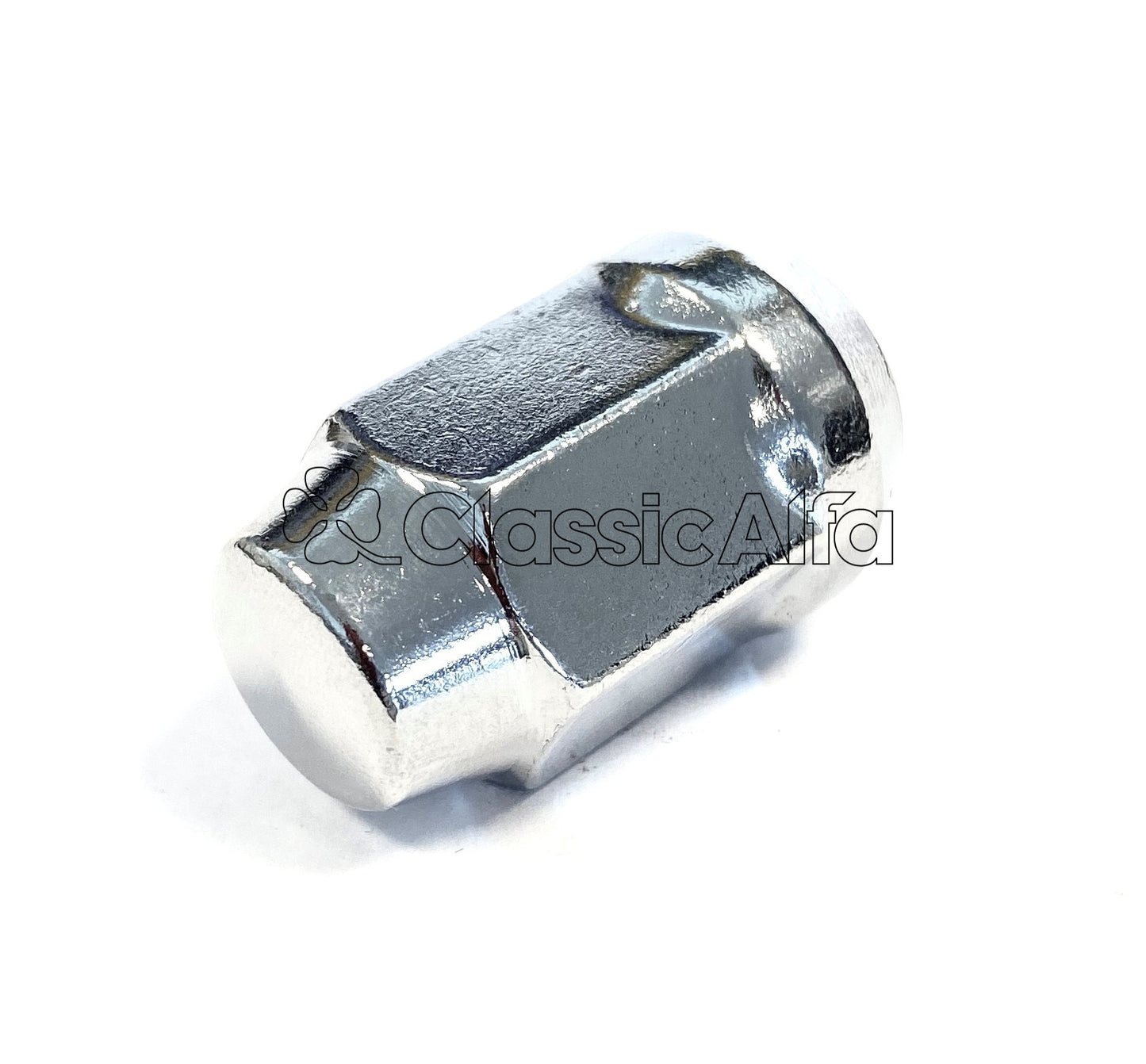 WH033 CHROME WHEEL NUT 19mm - LEFT HAND THREAD