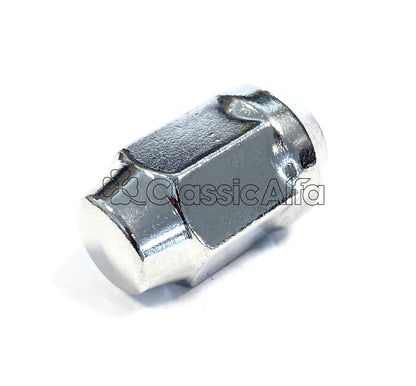 WH033 CHROME WHEEL NUT 19mm - LEFT HAND THREAD