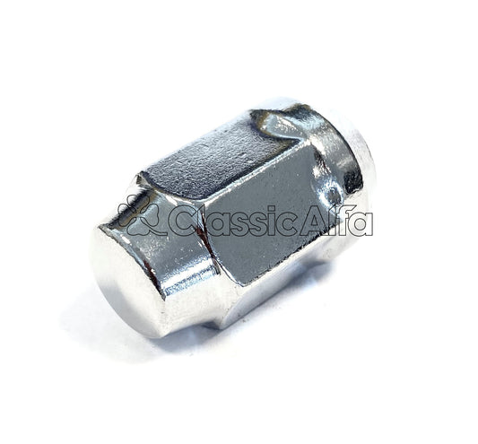 WH033 CHROME WHEEL NUT 19mm - LEFT HAND THREAD