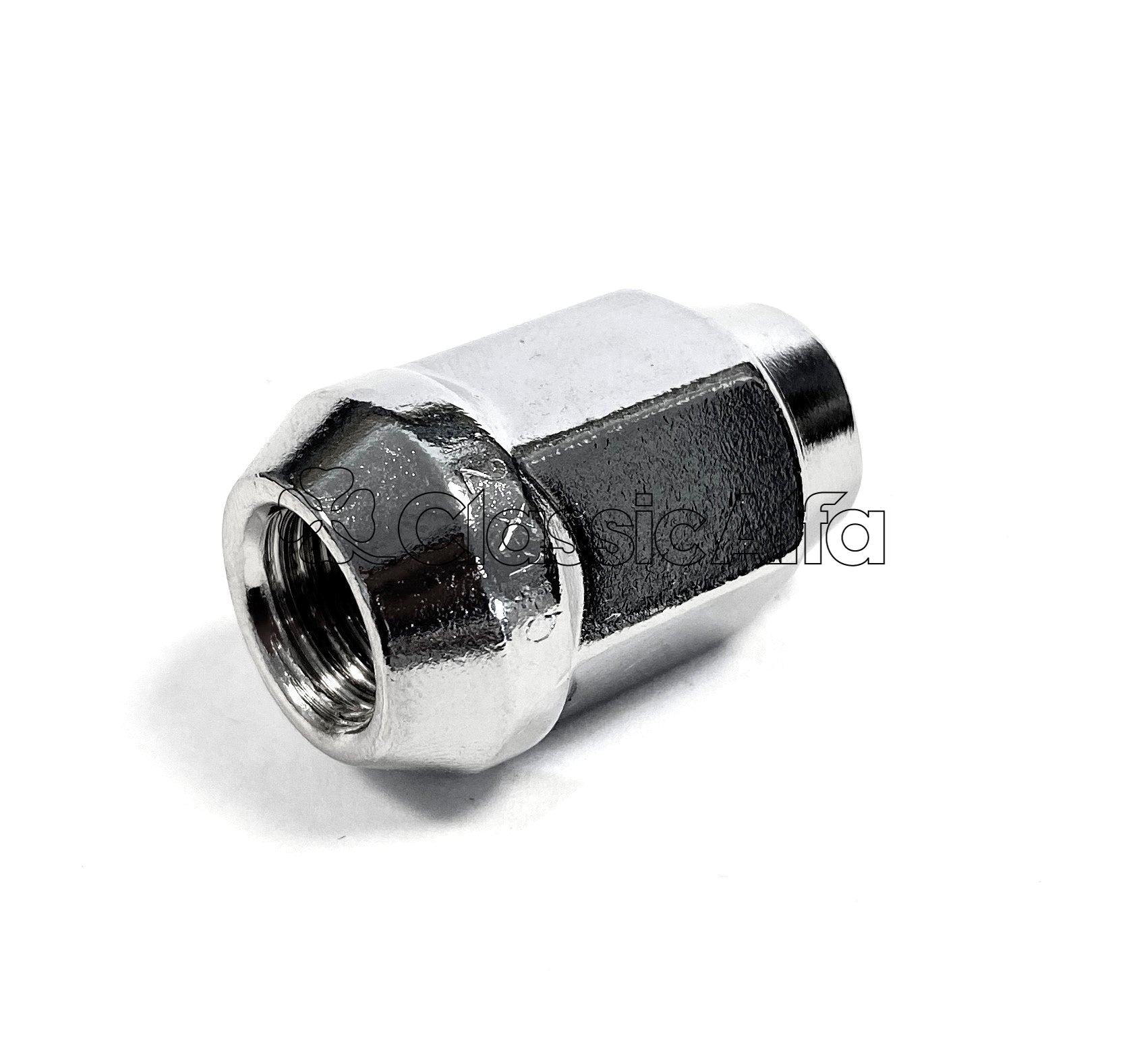 WH033 CHROME WHEEL NUT 19mm - LEFT HAND THREAD