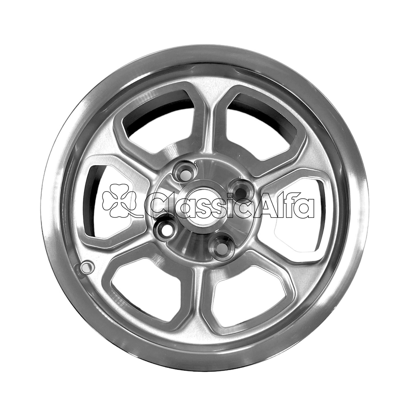 WH041/1 MOMO VEGA STYLE 6 x 14" WHEEL SILVER