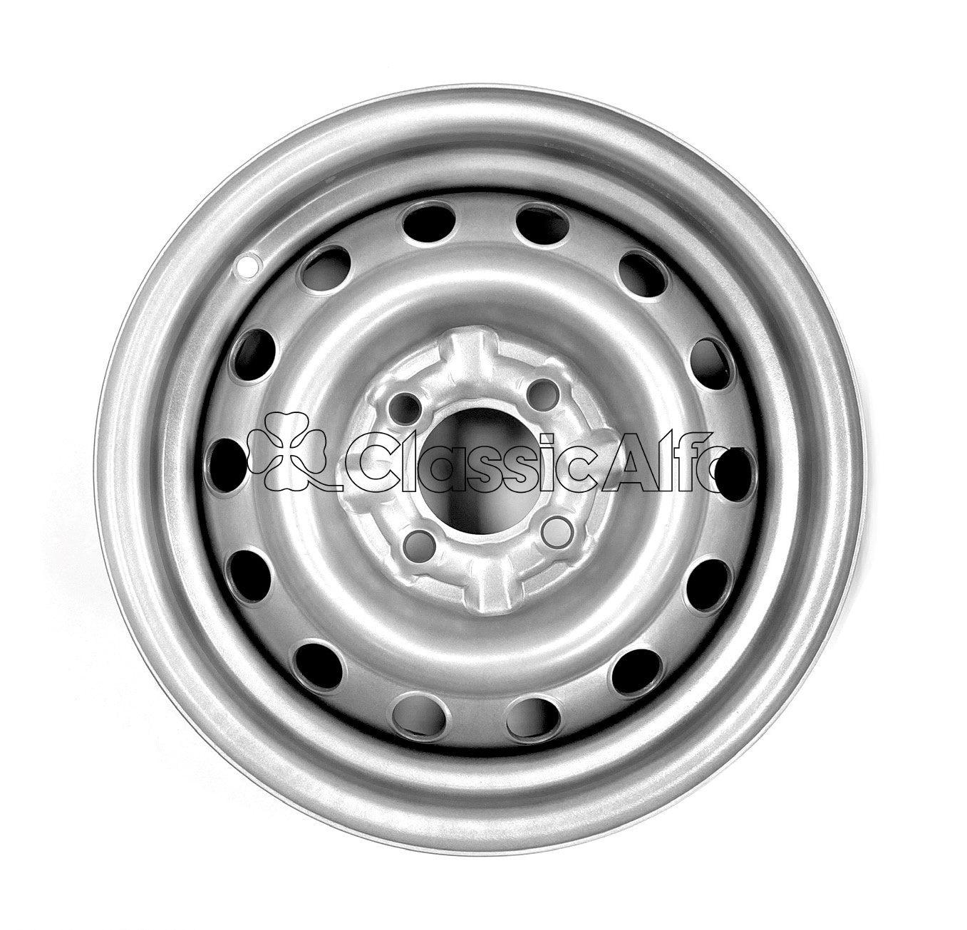 WH051 STEEL WHEEL 5.5X14 SPINNER STYLE