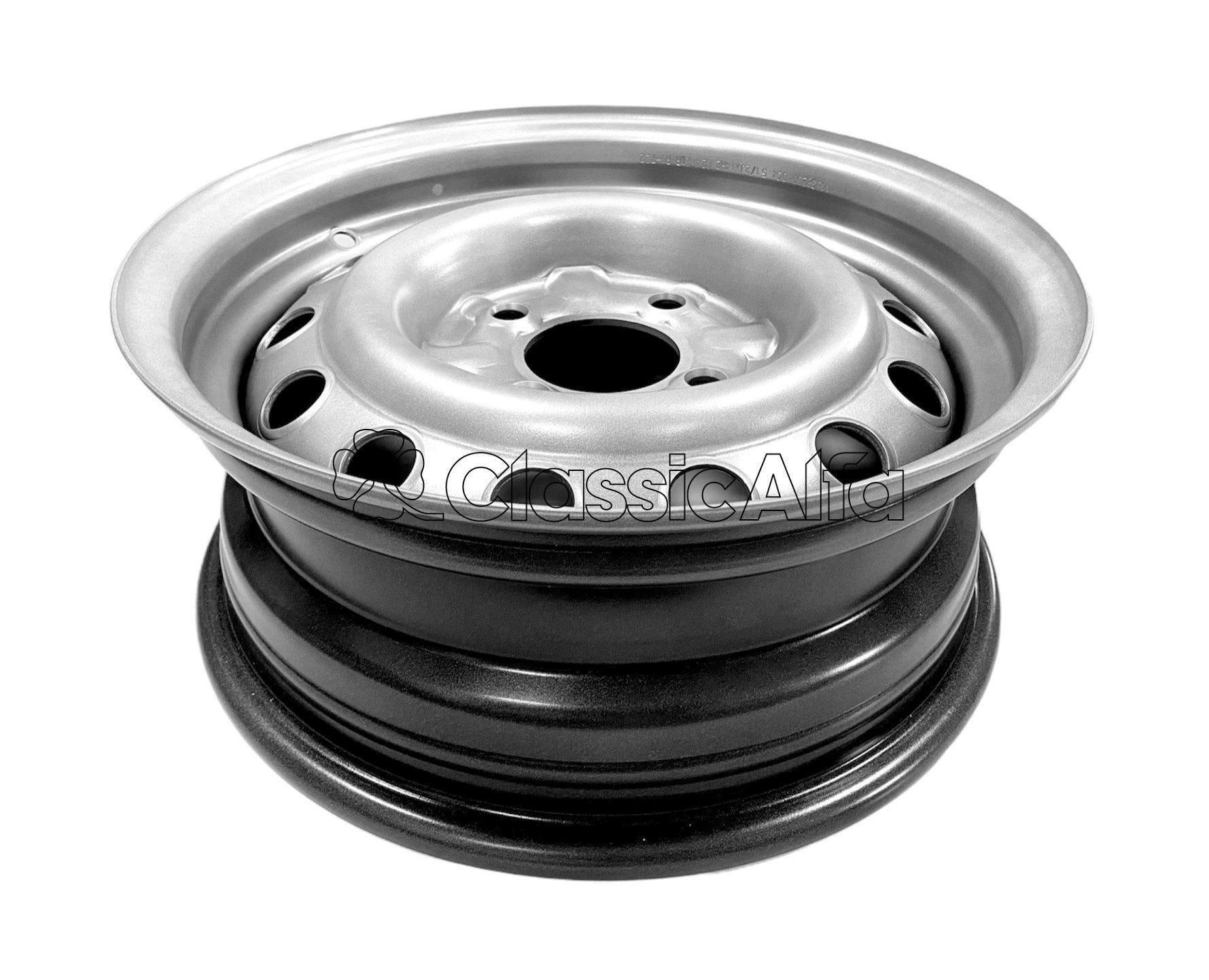 WH051 STEEL WHEEL 5.5X14 SPINNER STYLE