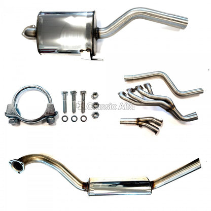 EX029 LARGE BORE 60mm SPORTS EXHAUST - 1750/2000 ENGINED GTs.
