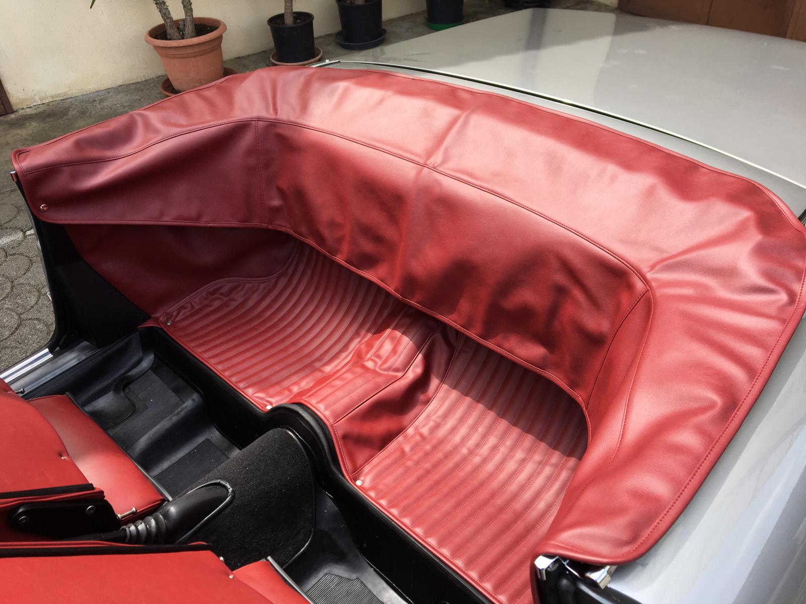 IN067/1 SOFT-TOP COVER SPIDER 1970-89 - BURGUNDY