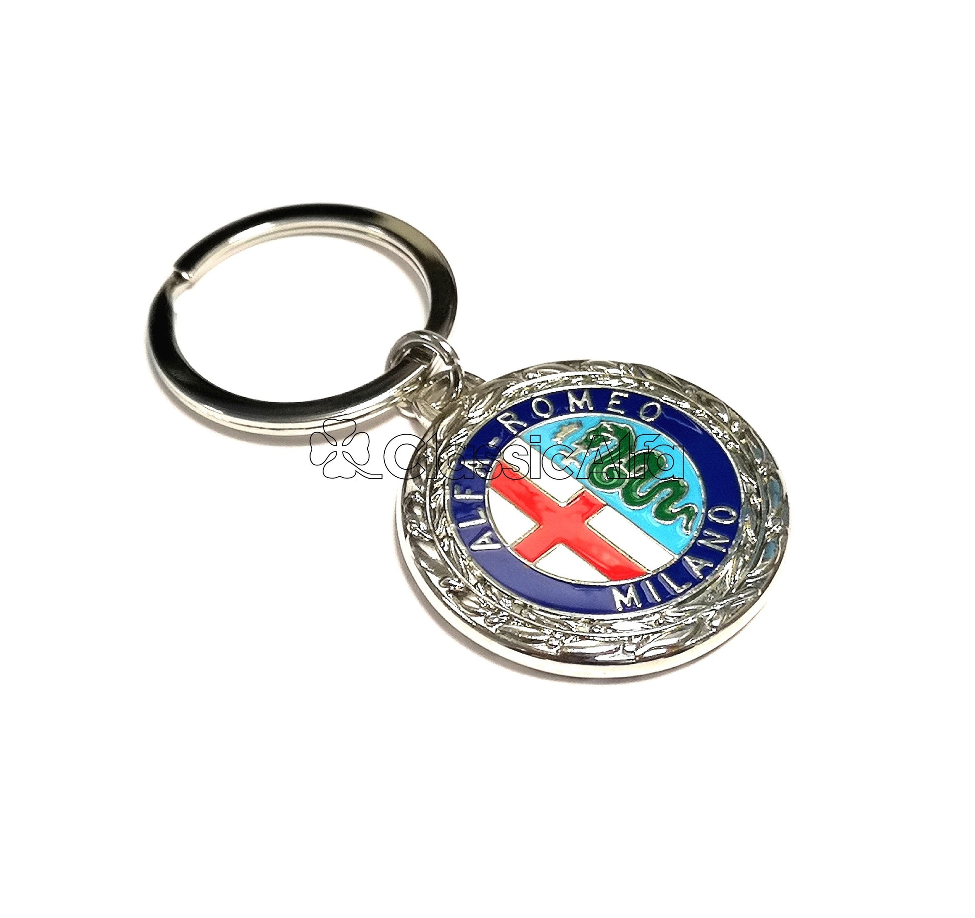 AC054 ALFA ROMEO ENAMEL KEYRING