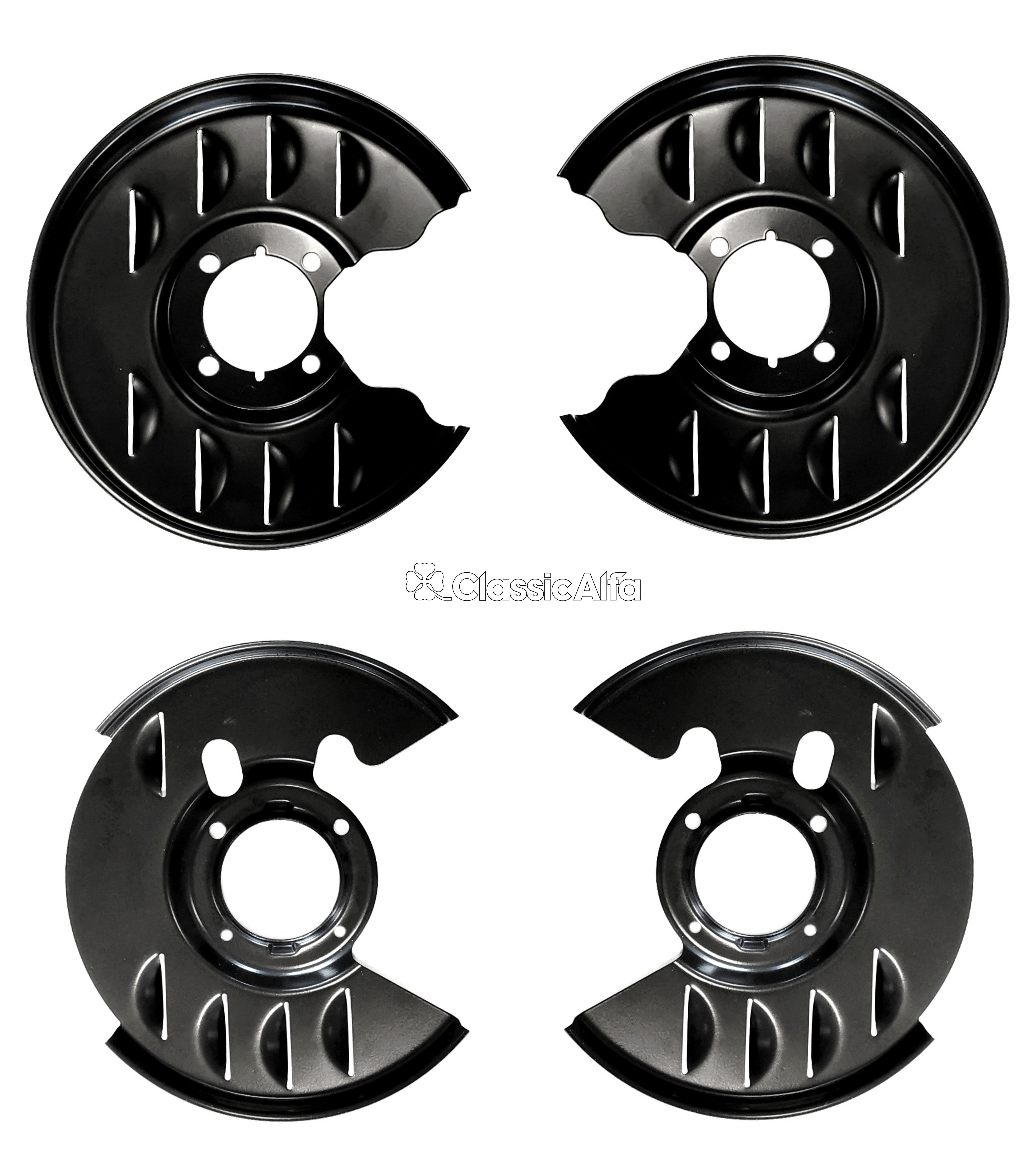 BR210 SET OF ALLOY BRAKE DISC BACKING PLATES 1750-2000 – Classic Alfa